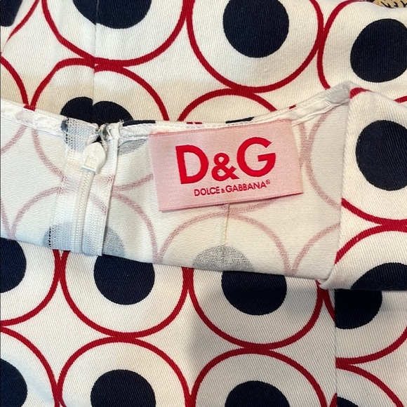 Authentic Dolce & Gabbana Cream Sheath Midi Dress Sleeveless Scoop Neck - Picture 5 of 7